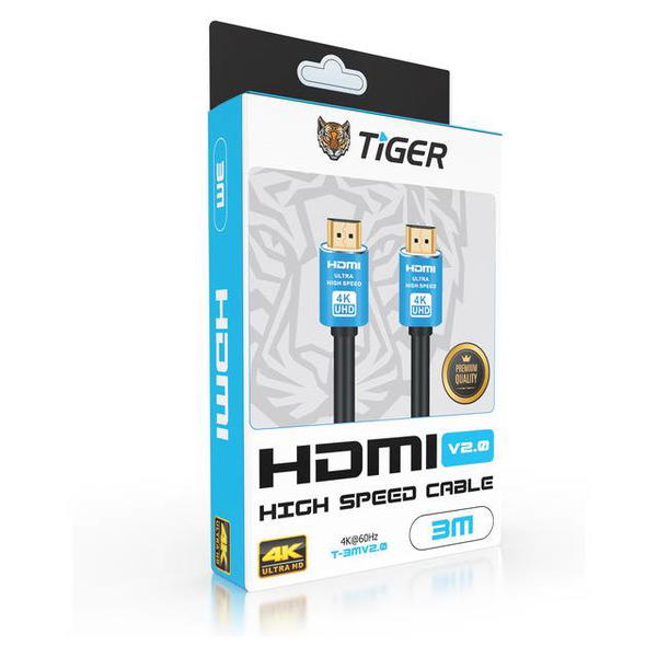 كيبل Tiger 3m HDMI 2.0 Cable Image 2 Preview