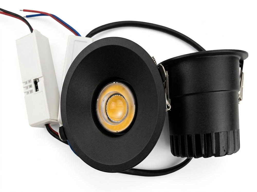 سبوت لايت COB لون اسود من الالمنيوم قوة 10 واط وفتحة 7.5 سم R754 Preview Image