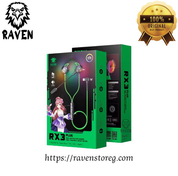 New PLEXTONE RX3 PLUS In-ear Type-c Interface Wired Game Earphones َOrange سماعاة بليكستون Image 1 Preview