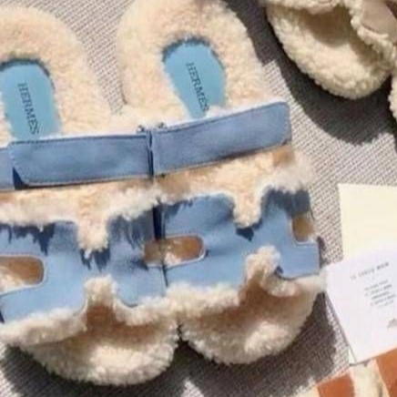 Hermes-slipper { baby blue } 123 Preview Image