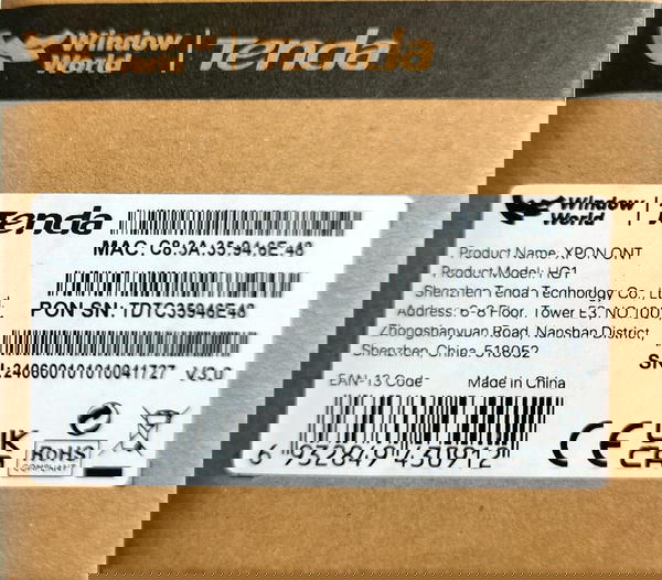 ONU-Tenda-1G-XPON Image 1 Preview