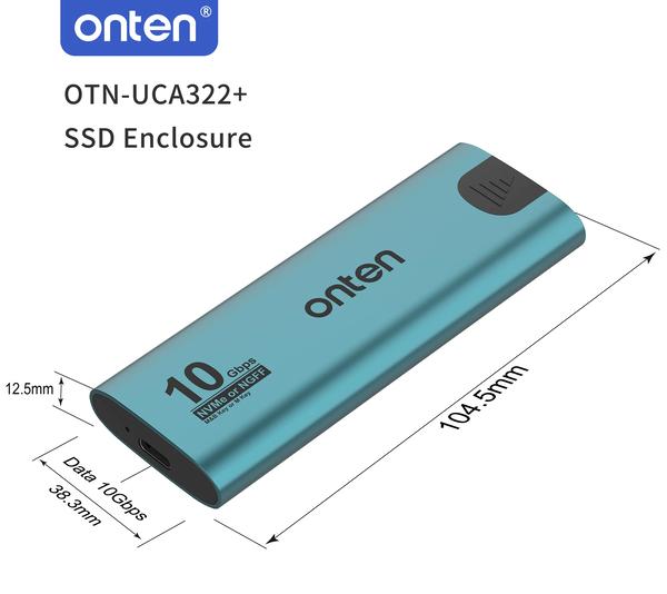 OTN-UCA322 M. 2 (10Gbps) NVMe Protocol SSD Enclosure Image 2 Preview