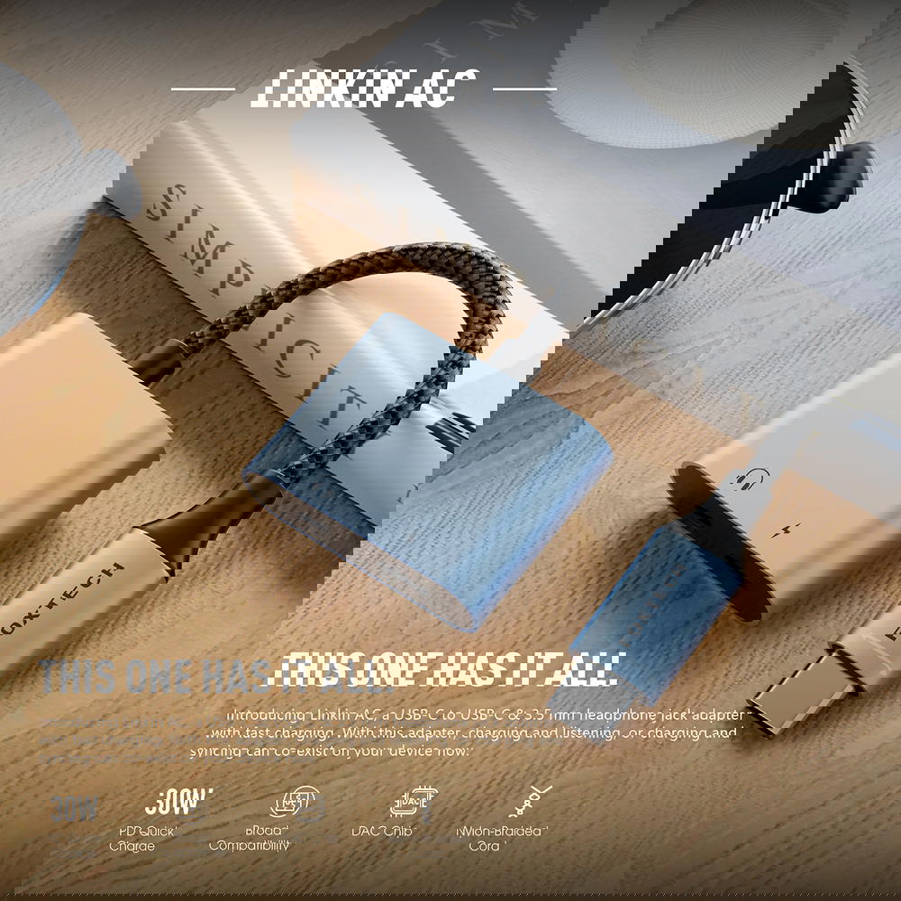 USB-C to USB-C+3.5mm Adapter (Phone Call & Music) Preview Image