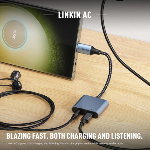 USB-C to USB-C+3.5mm Adapter (Phone Call & Music) Image 3 Preview