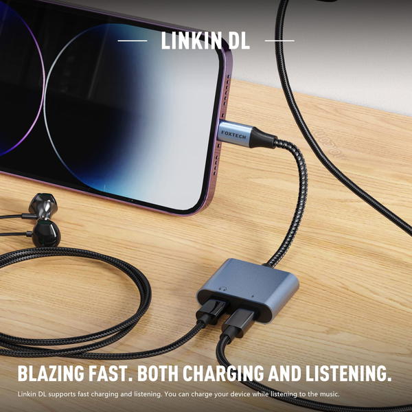 Lightning to Lightning+Lightning Adapter Charging+Phone Call+Music Image 3 Preview