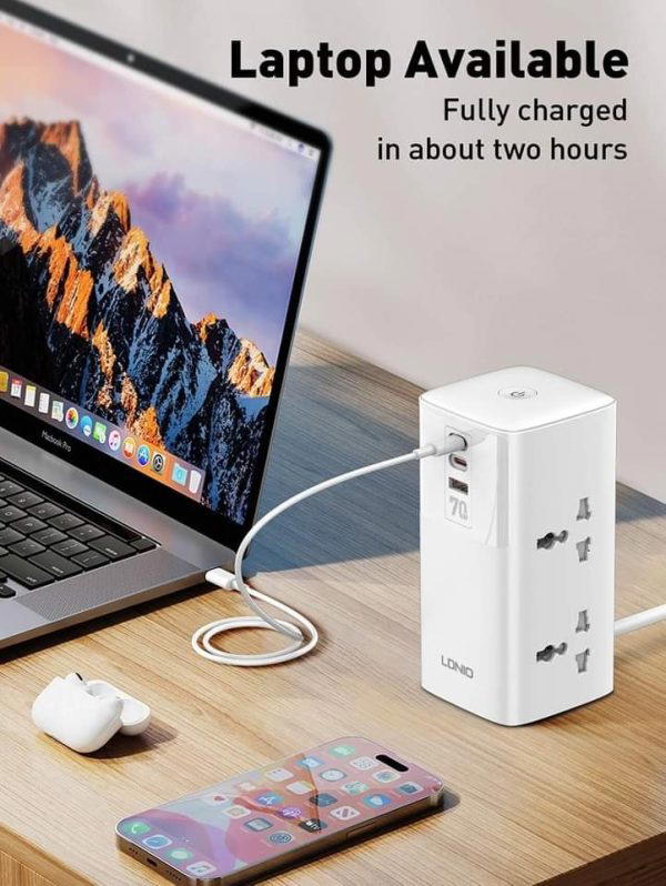 LDNIO SC4383 70W Multifunctional Universal Desktop Power Adapter Preview Image