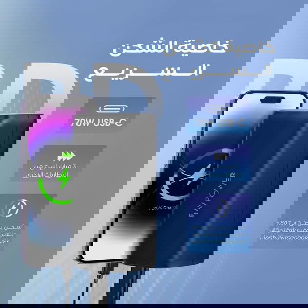 RAVPower PB208 Pro - 20000mAh 70W شاحن طوارئ Image 5 Preview