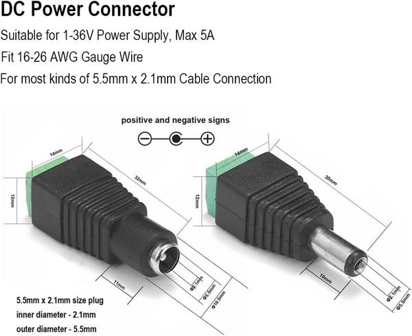 DC Power Jack Plug Adapter Image 1 Preview