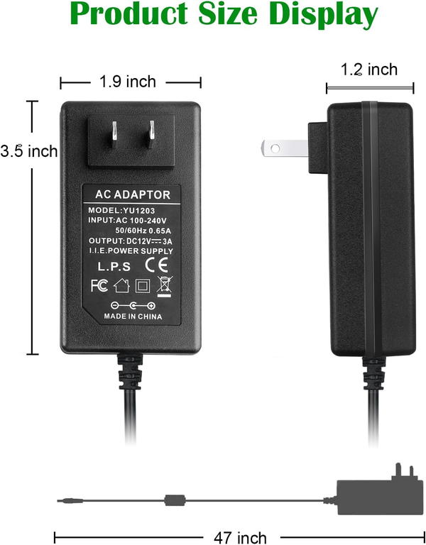 12V/3A POWER SUPPLY Image 1 Preview