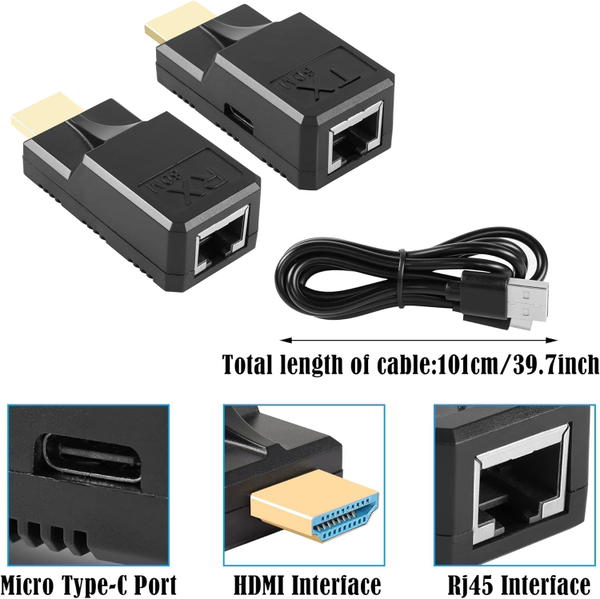 HDMI to RJ45 60M Extender Image 1 Preview