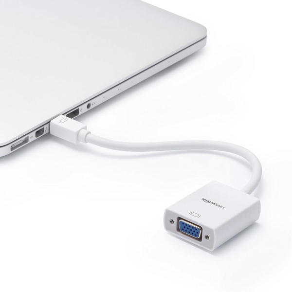 Mini DisplayPort to VGA Monitor Adapter, SHORT WIRE Image 1 Preview