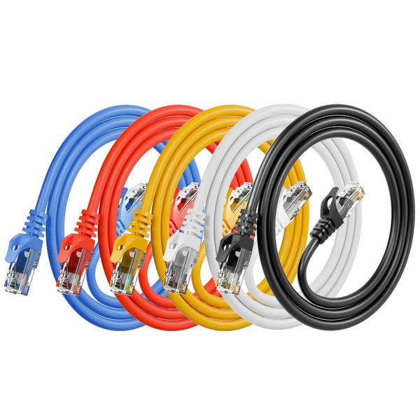 Cat6 Ethernet Cable, 5-Pack Image 4 Preview