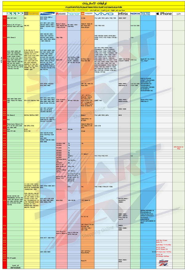 توفيقات الاسكرينات اخر تحديث  Image 1 Preview