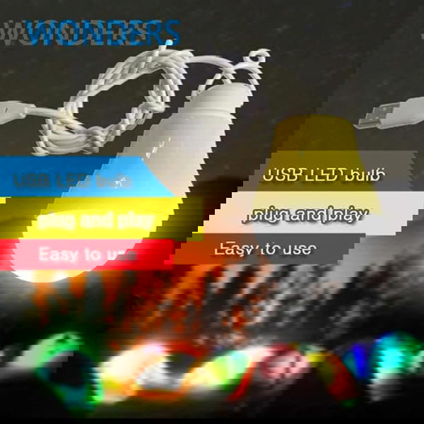 لمبة USB الحل العملى لانقطاع الكهرباء Image 1 Preview