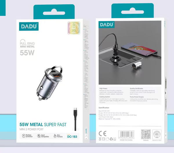 شاحن سيارة DADU 183 سوبر فاست 55W Image 1 Preview
