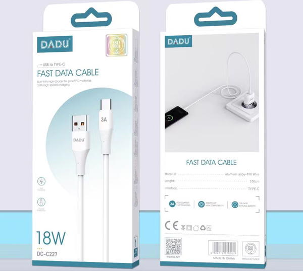 كابل DADU C227 TC تايب سى  Image 1 Preview