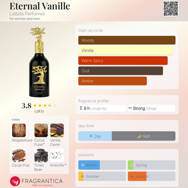 Eternal Vanille Lattafa Perfumes  Image 3 Preview