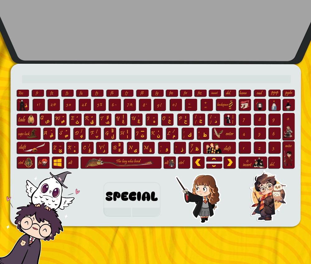 Harry Potter - Keyboard Sticker Preview Image