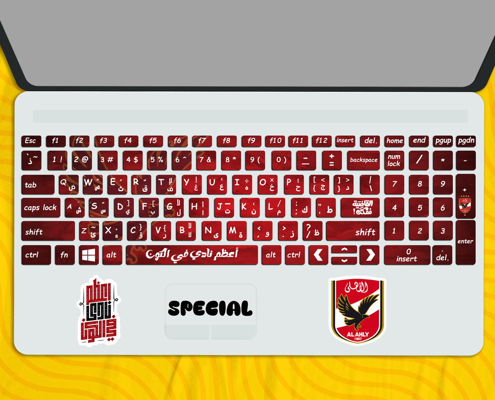 Al Ahly - Keyboard Sticker Preview Image