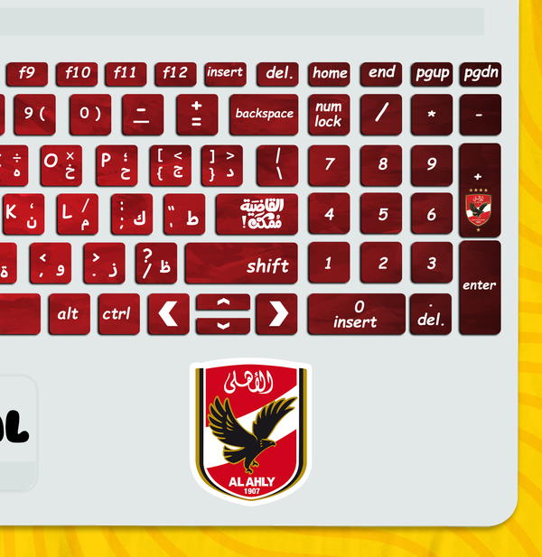 Al Ahly - Keyboard Sticker Image 2 Preview