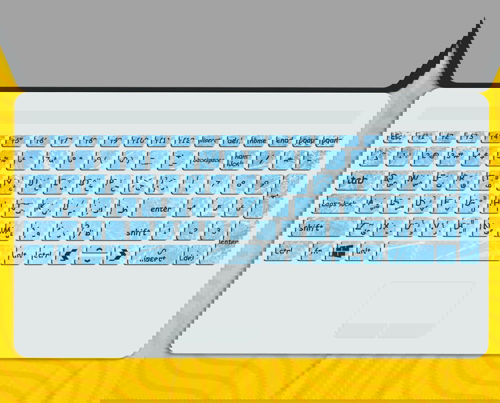 Blue ice - Keyboard Sticker Preview Image