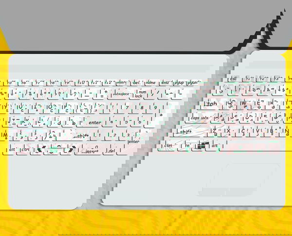 Pink - Keyboard Sticker Image 1 Preview