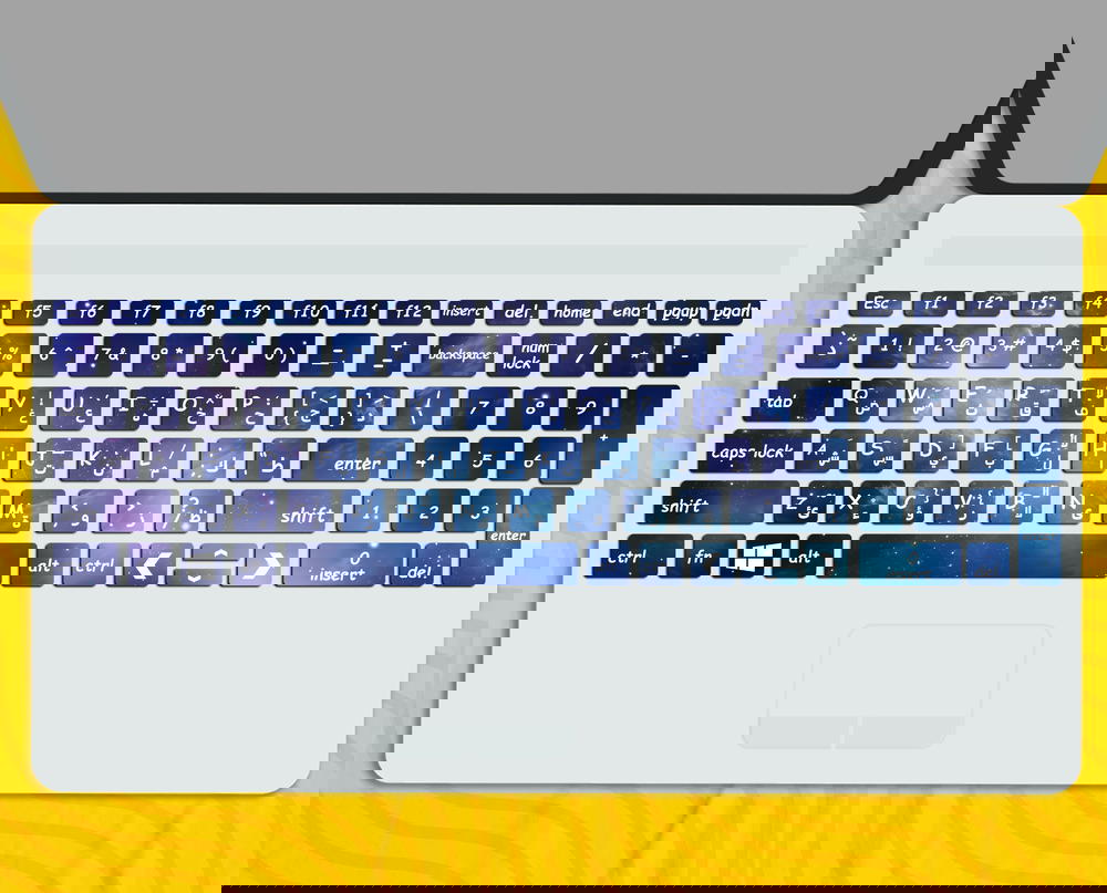 Galaxy - Keyboard Sticker Preview Image