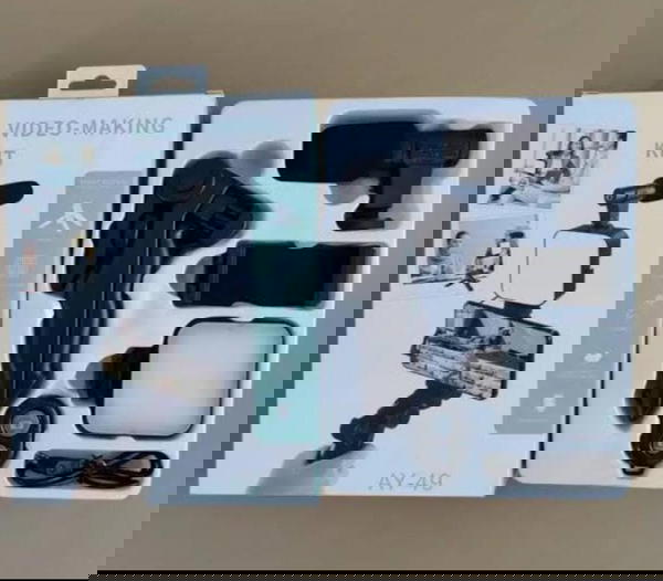 حامل تصوير معاه رينج لايت ومايك للموبايل AY49 Image 1 Preview