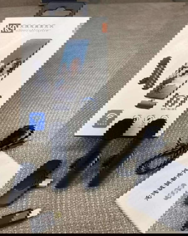 2 مايك وايرليس للموبايل K9 اصلي بالعلامه المائيه  Image 1 Preview