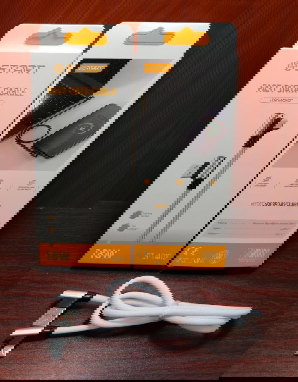 كابل ميكرو شاكوش حرف L من براند ستارت خامه محترمه Preview Image