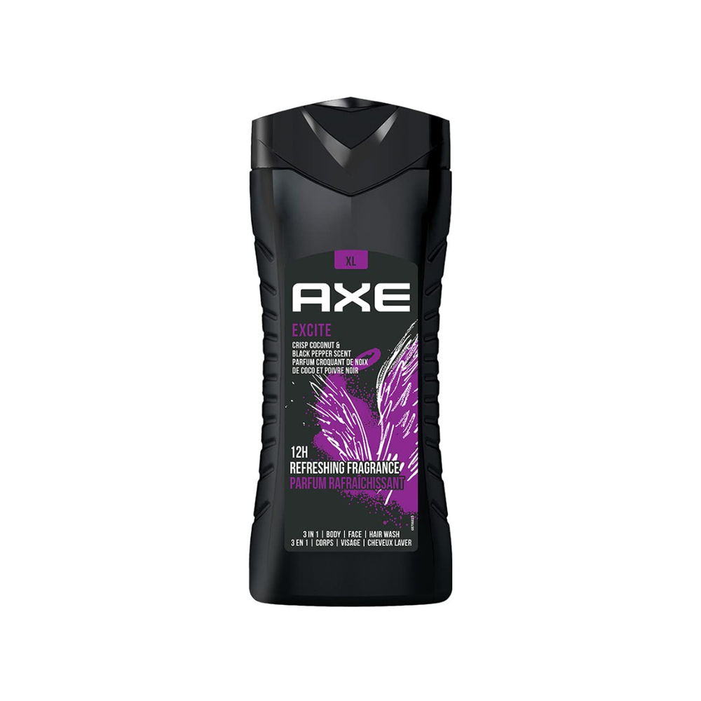 Axe Excite 3 In 1, Body, Face, Hair Wash - 400ml Preview Image