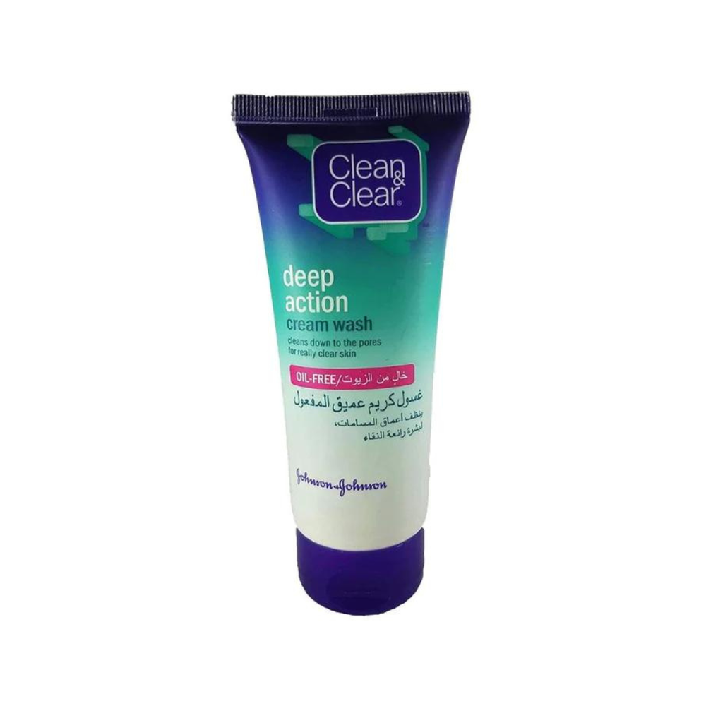 Clean & Clear Deep Action Face Cream Wash - 100ml Preview Image