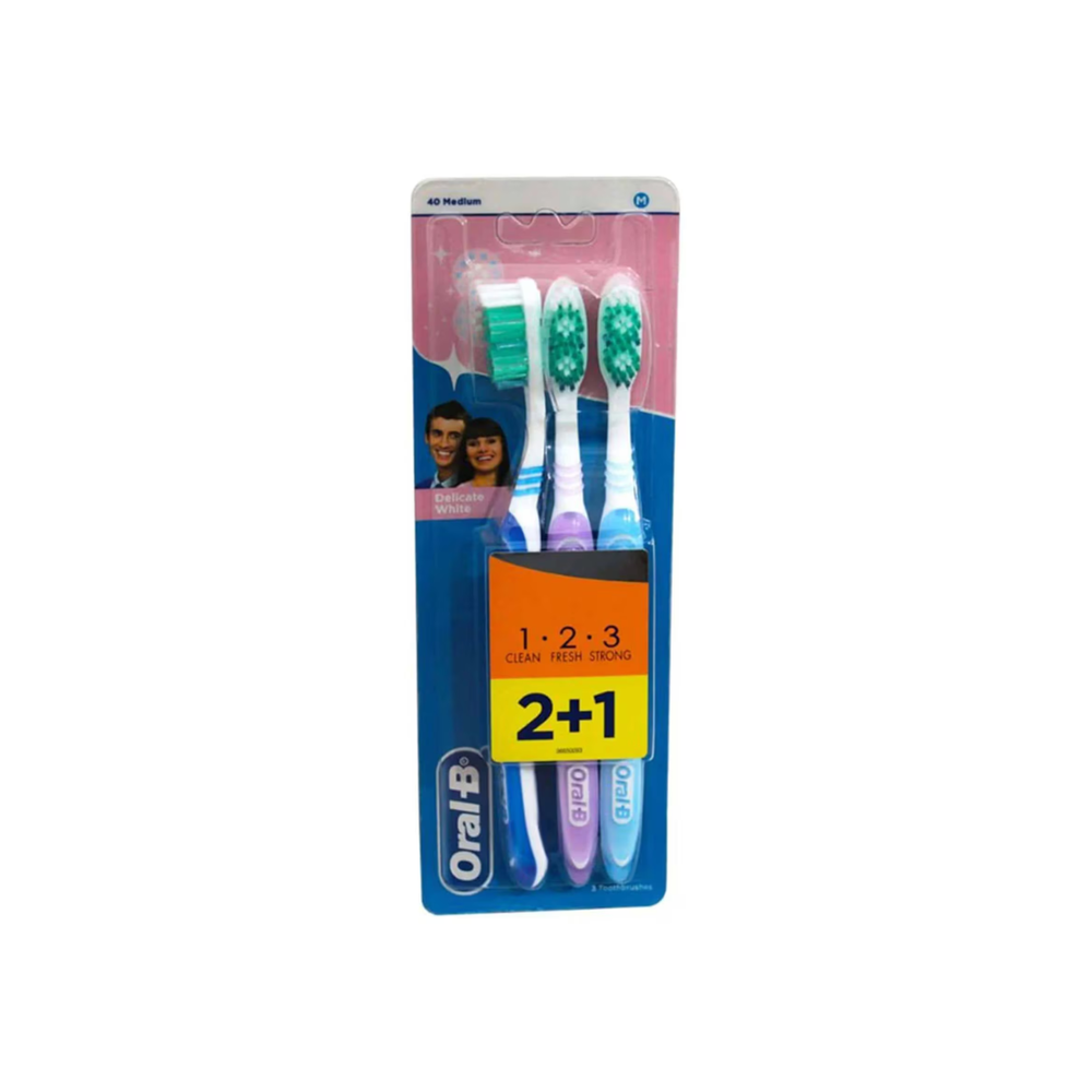 Oral-B 3 Effects Delicate White Toothbrush-delicate white Preview Image