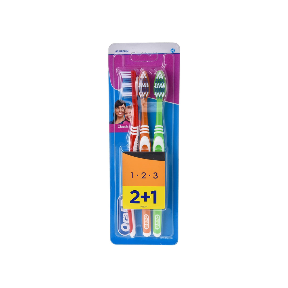 Oral-B 3 Effects Classic Toothbrush-delicate white Preview Image