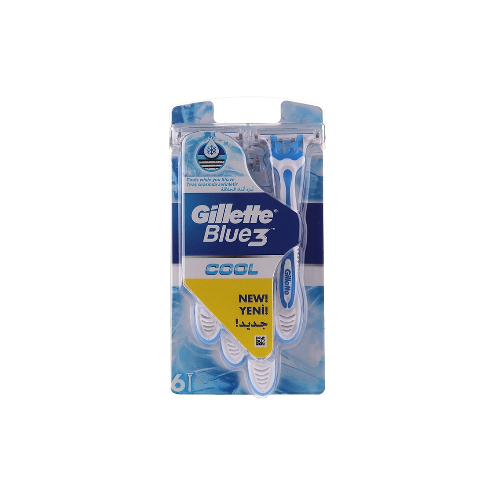 Gillette Blue 3 Cool Shaving Razor - 6 Pieces Preview Image