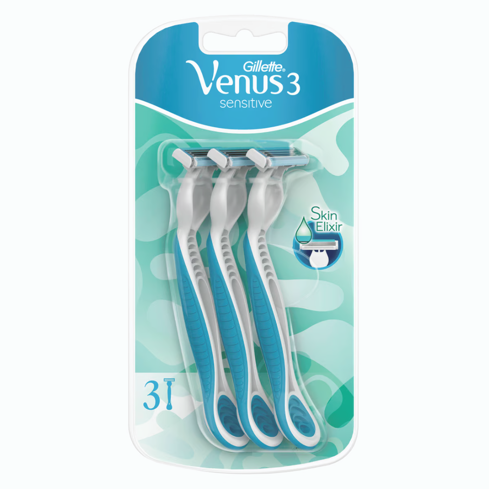 Gillette Venus 3 Sensitive Disposable Razor 3pcs Preview Image