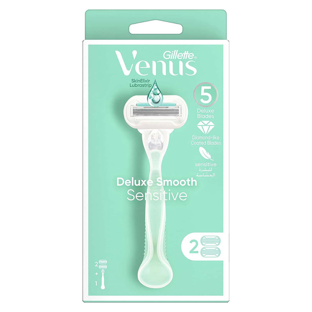 Venus Deluxe Smooth Sensitive Razor Handle With 2 Blade Preview Image