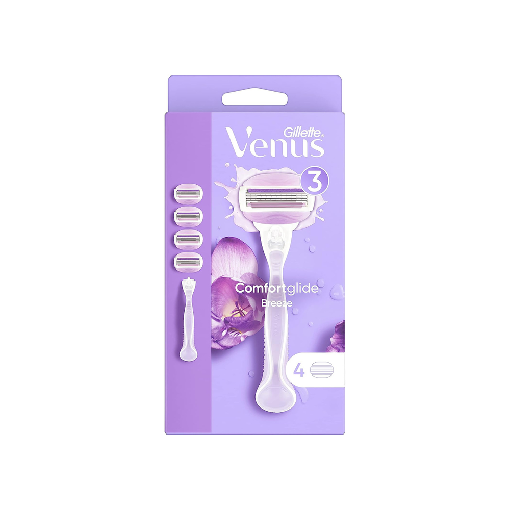 GILLETTE VENUS COMFORTGLIDE BREEZE HAND + 4 CARTRIDGES Preview Image