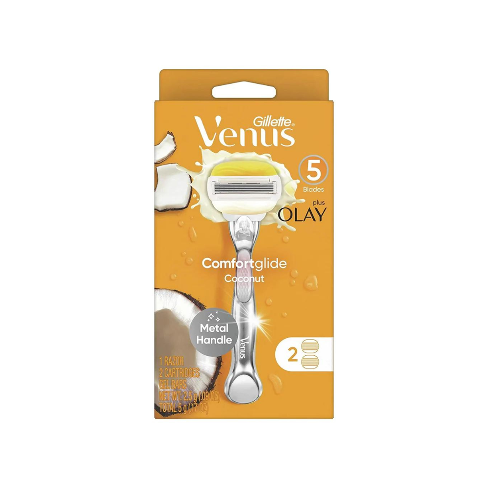 GILLETTE VENUS OLAY COCOUNT HAND + 2 CARTRIDGES Preview Image