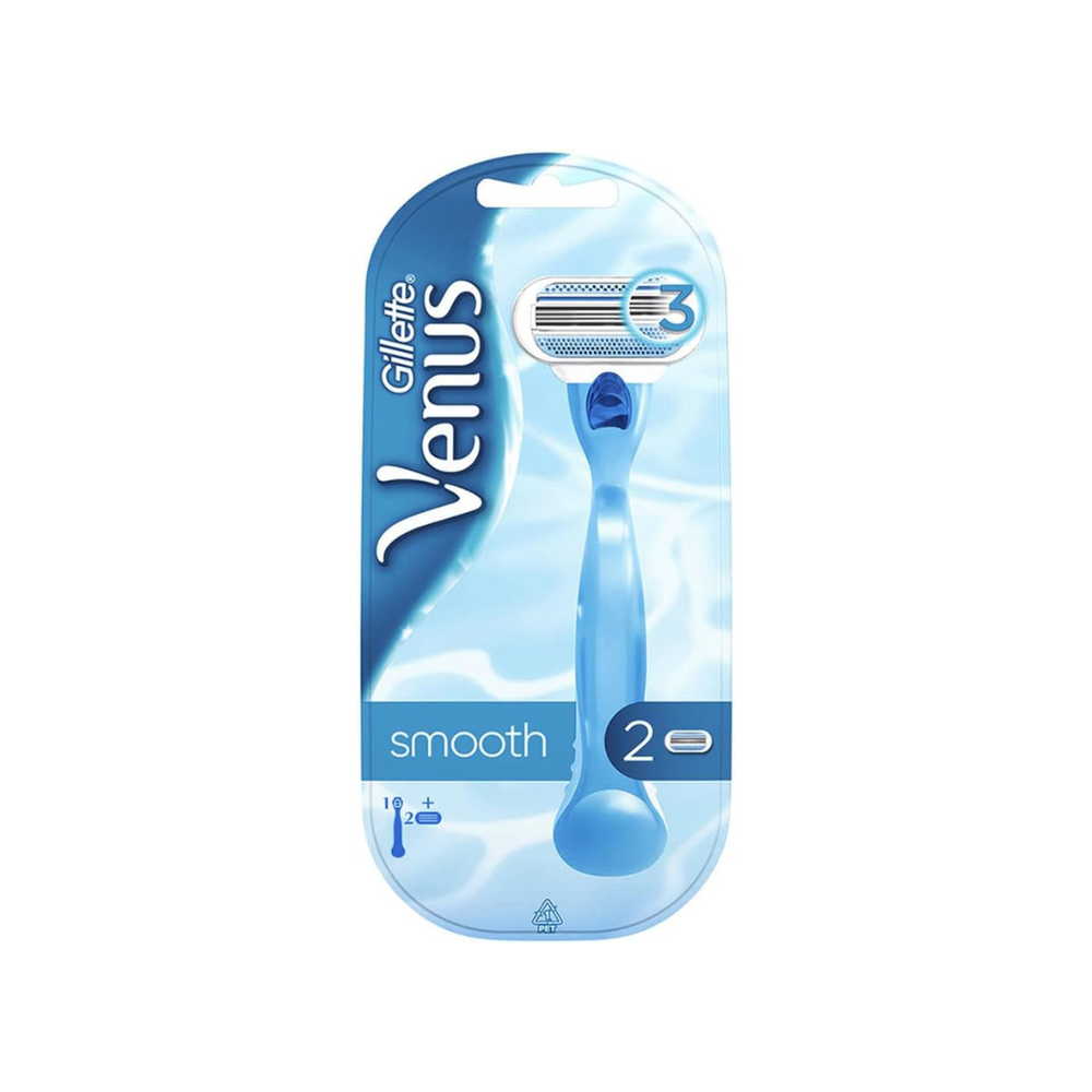 Gillette venus smooth handle + 2 blades Preview Image