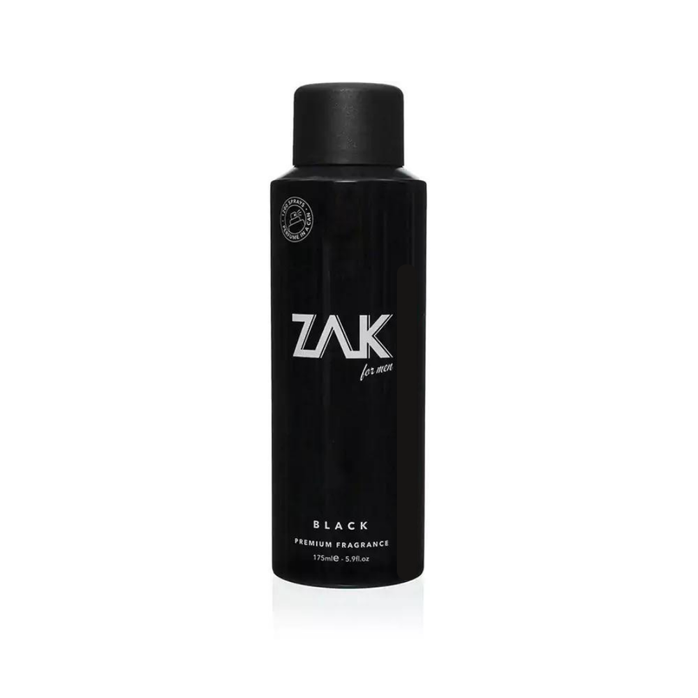 ZAK BLACK BODY SPRAY FOR MEN - 175 ML Preview Image