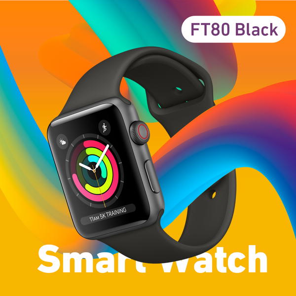 Smart Watch FT80 Black Image 4 Preview