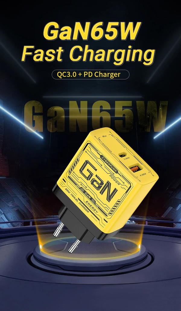• شاحن USB-C بقوة 120 واط - شاحن سريع GaN مع تقنية PD Image 2 Preview