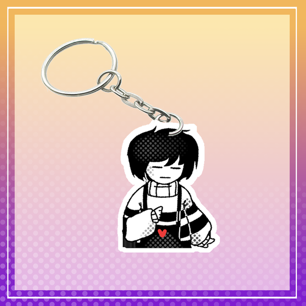 Undertale Frisk & Chara double-sided keychain Image 3 Preview