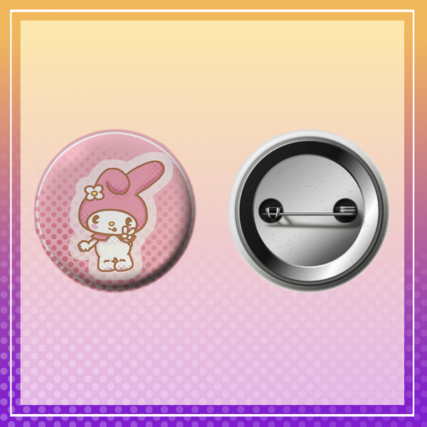 Sanrio button pin (Big) Image 4 Preview