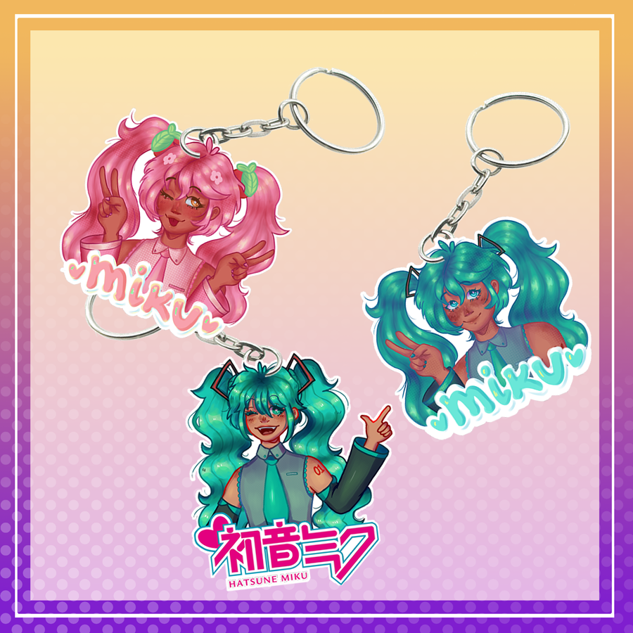 Hatsune Miku keychain Preview Image