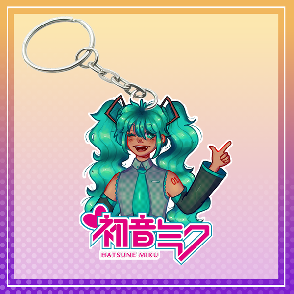 Hatsune Miku keychain Image 4 Preview