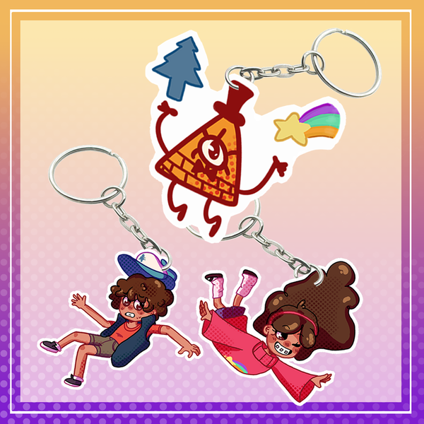 Gravity Falls keychain Image 1 Preview