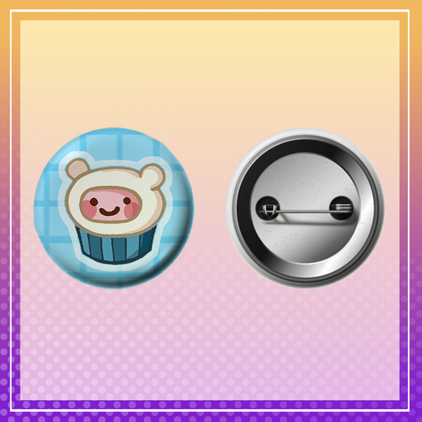 Adventure Time button pin (small) Image 3 Preview