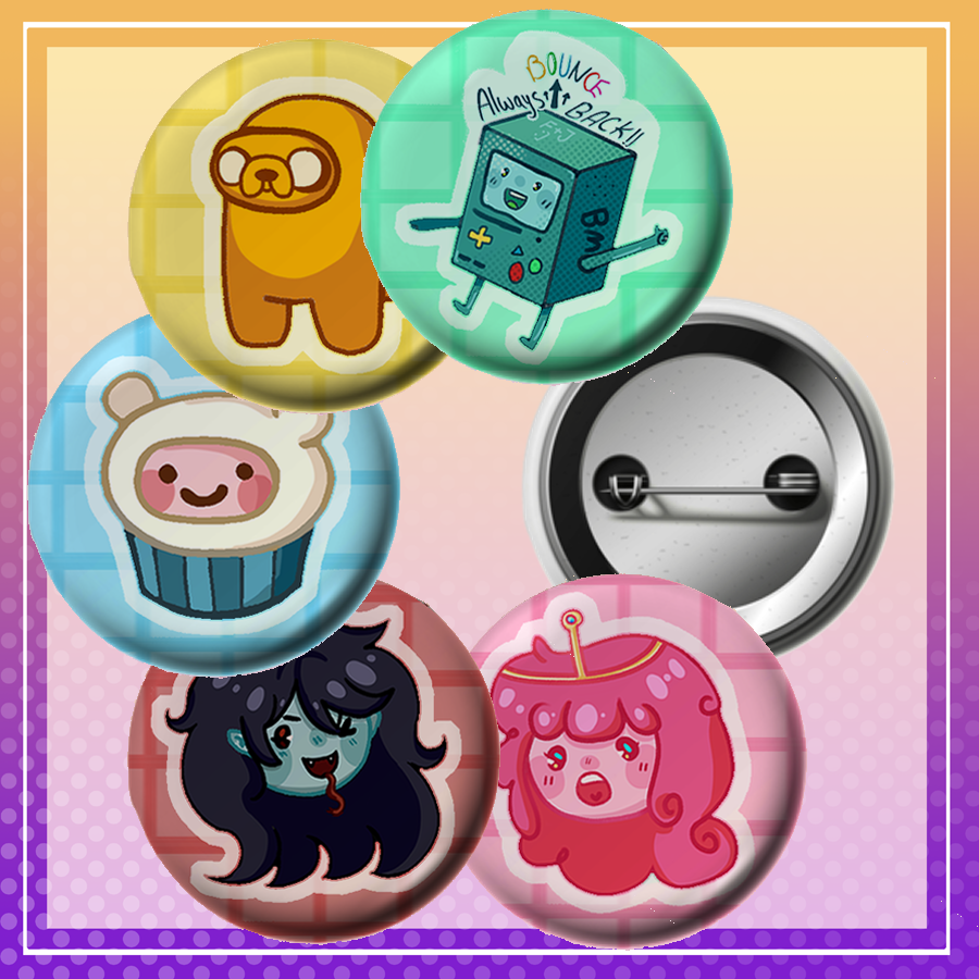 Adventure Time button pin (small) Preview Image